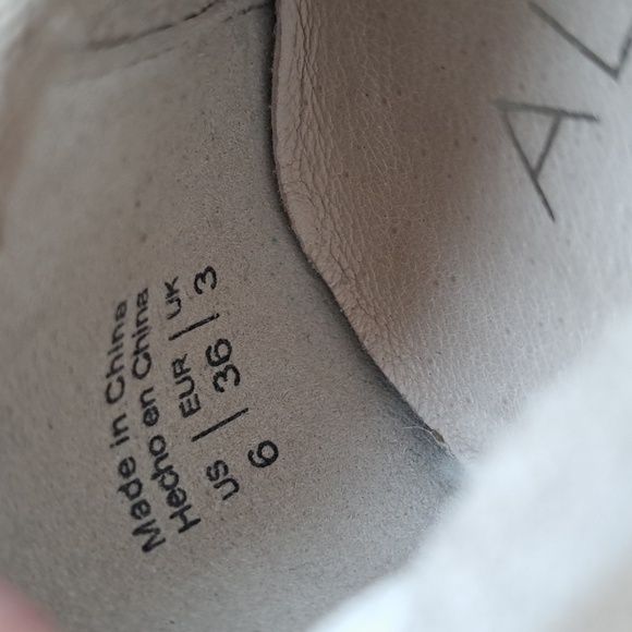 ALDO Genuine Leather Slip-On Espadrilles Cream Platform Shoes Comfy Flats - Picture 8 of 11